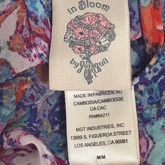 In Bloom Colorful Lace Trim Wrap Robe - Picture 8 of 11